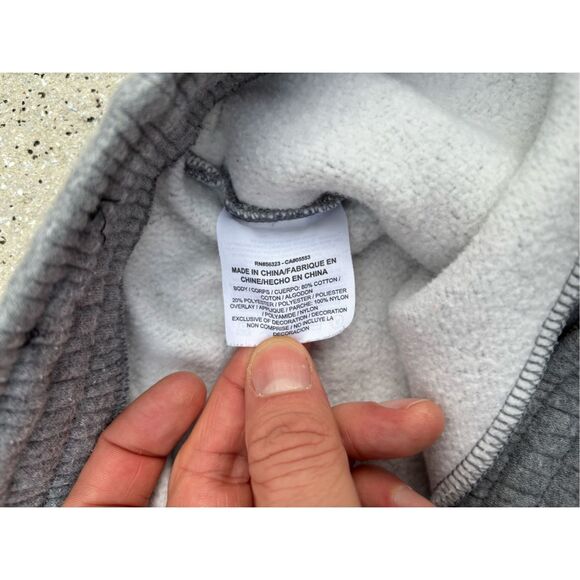 Jordan Sportswear Flight Fleece Cement Men's Sweat Pants Carbon Heather/Black XL - Picture 5 of 7